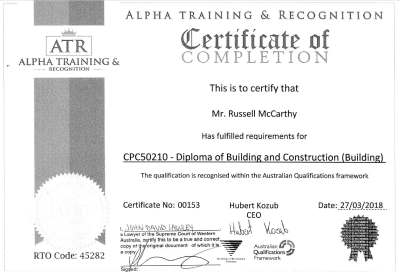 cert 2 About Us - independent building inspector perth