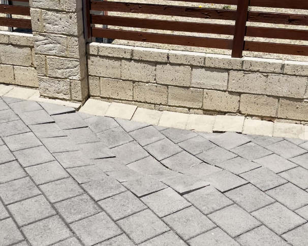 why are my pavers sinking